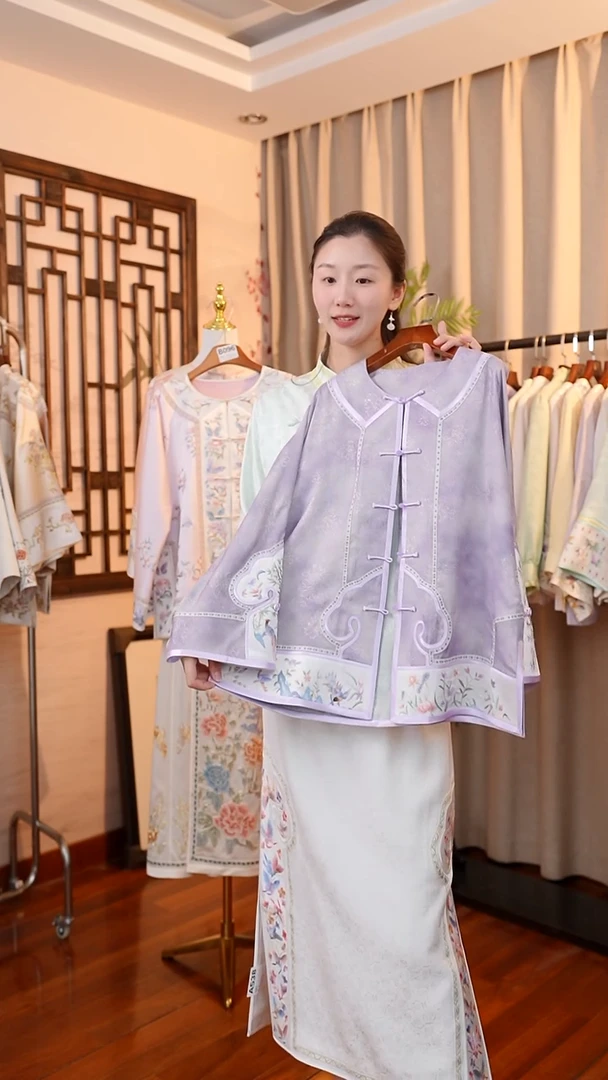 刺绣桑蚕丝非遗苏绣服饰