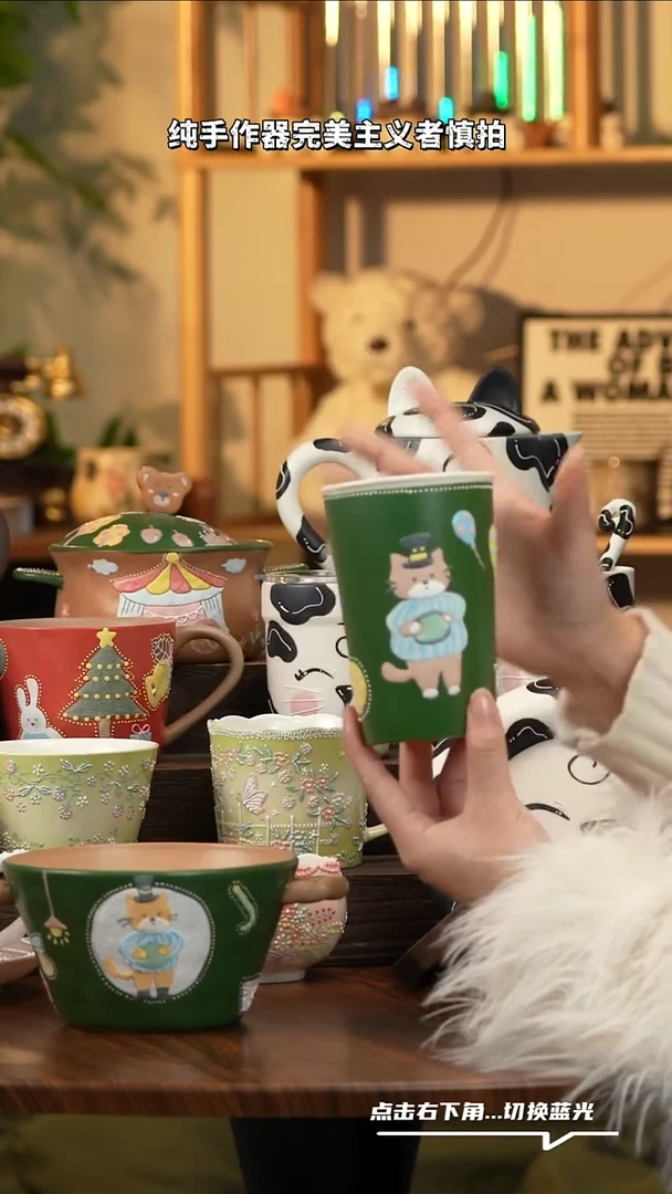 瓷片景德镇原创手工陶瓷A139