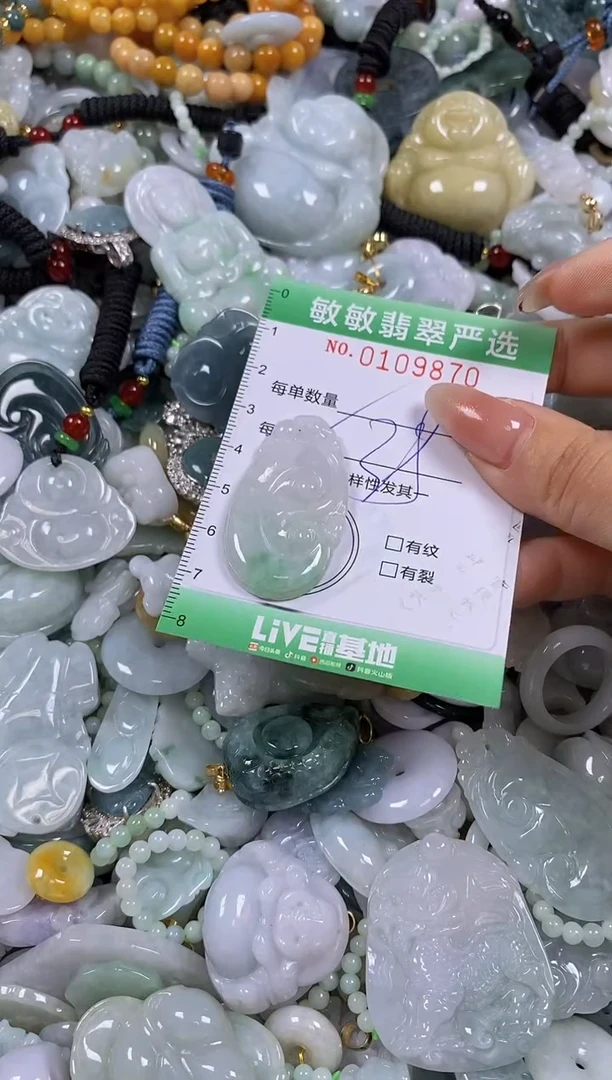 【闪购商品】翡翠颈饰未镶嵌闪购0109870多样性发其一