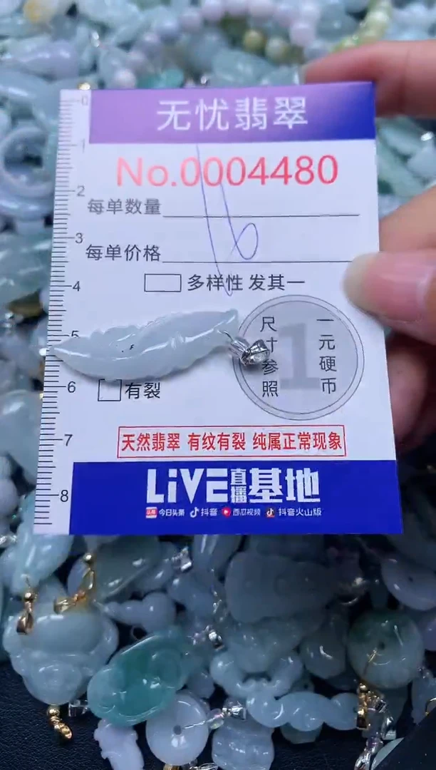 颈饰未镶嵌翡翠4480