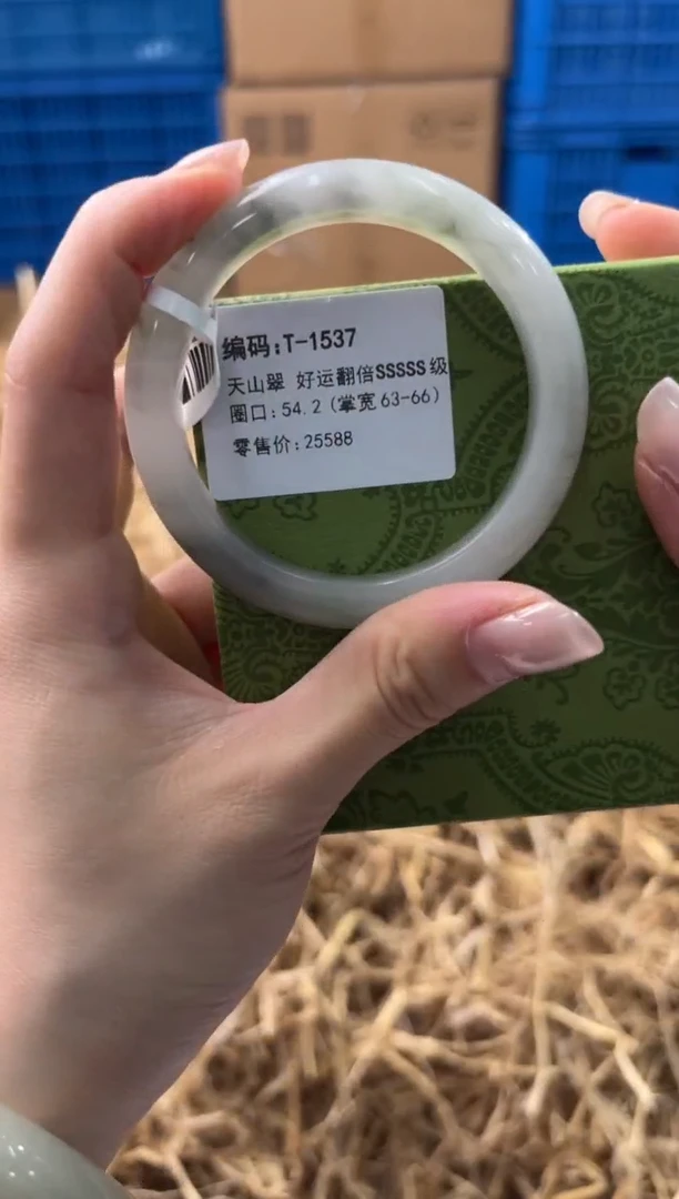 未镶嵌手镯石英质玉T-1537