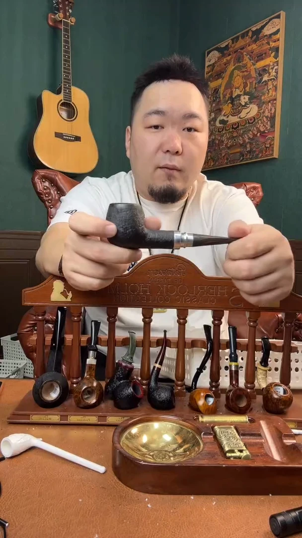石楠木木雕款意大利进口石楠木烟斗