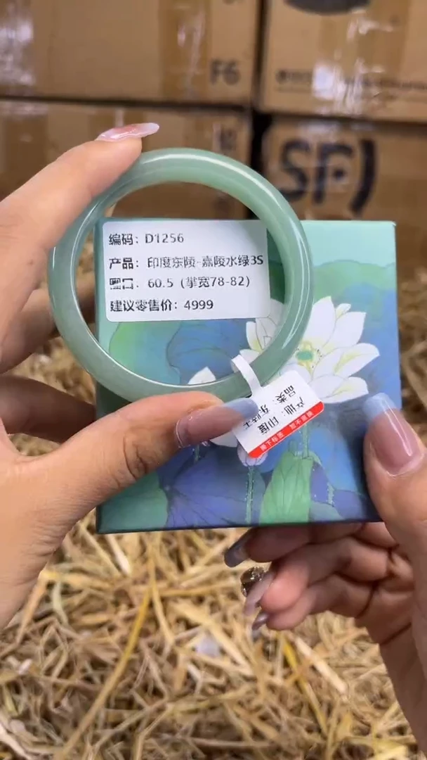 未镶嵌手镯石英质玉D1256-圈口60.5