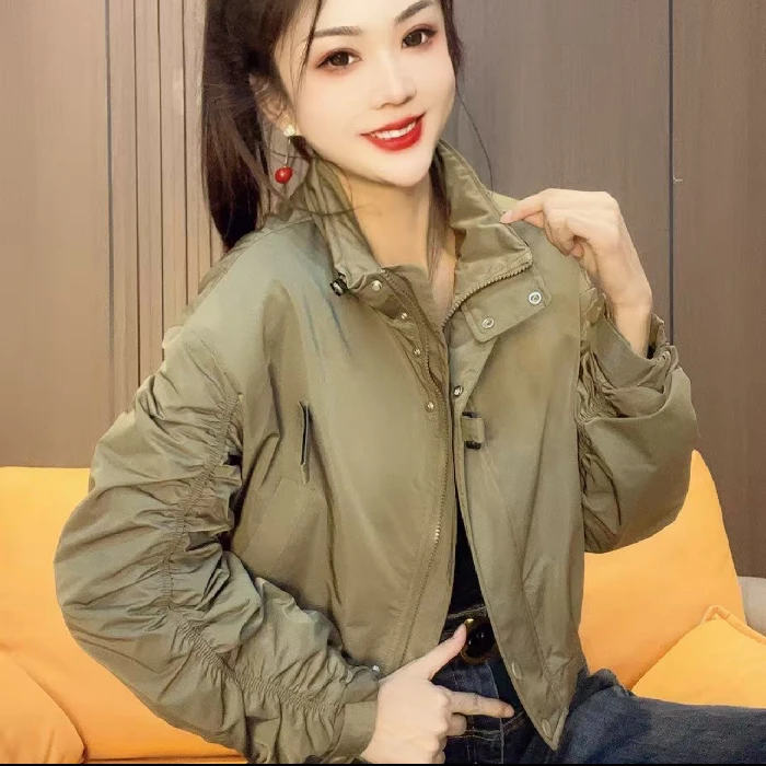 75197#洋气时尚薄棉外套