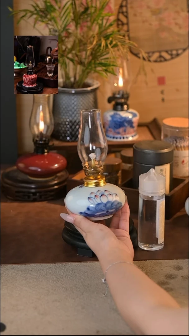 景德镇陶瓷香薰灯摆件