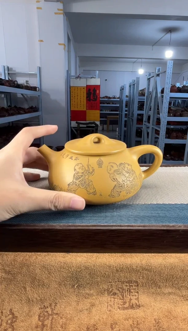 茶壶紫砂69宜兴紫砂500cc
