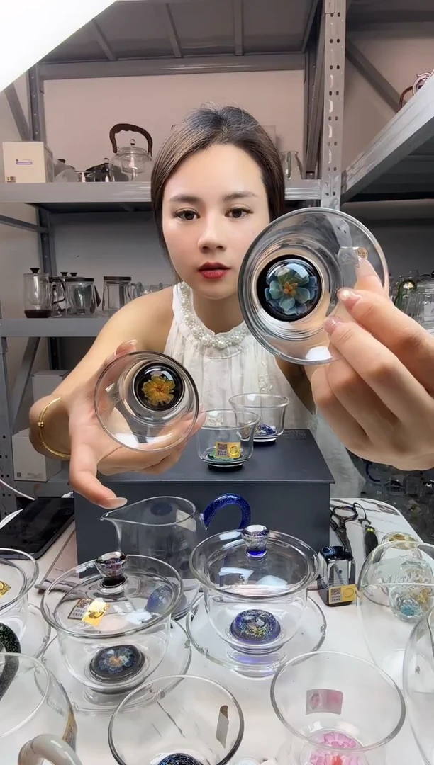 手工艺品玻璃平*禾器 芳韵珀主人杯 普通盒
