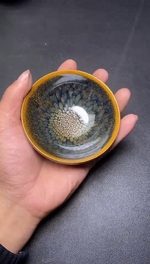 茶盏建窑建盏茶器主人杯21