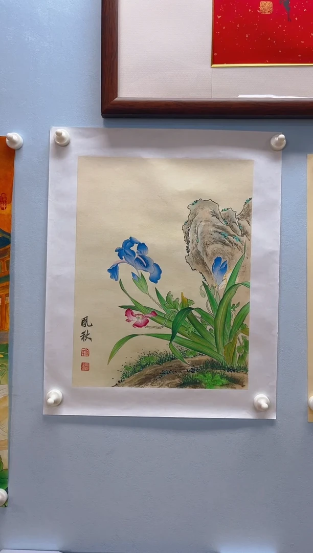 国画小*徐凤秋老师兰花作品