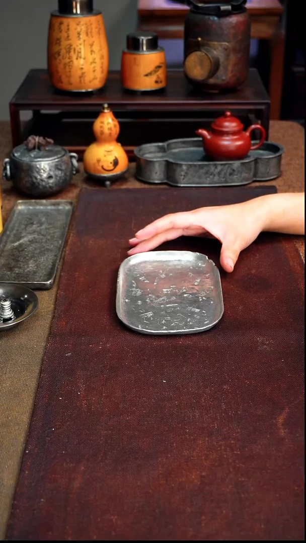 9756原色款长椭圆茶盘