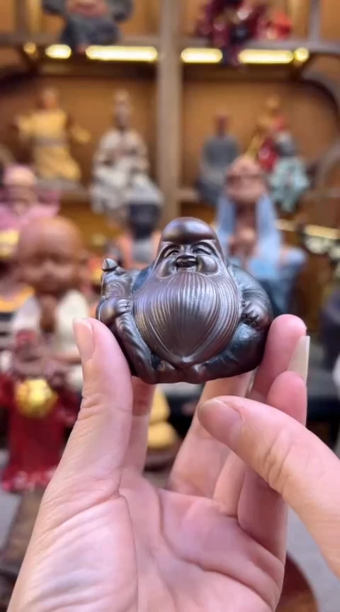 紫砂茶宠器闵茶宠摆件