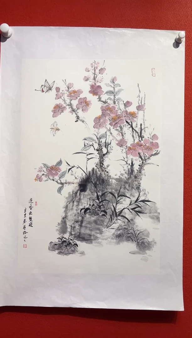 国画秦燕格国画手绘作品Y18