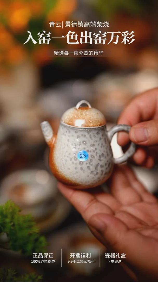 23-青云柴烧裸烧茶器