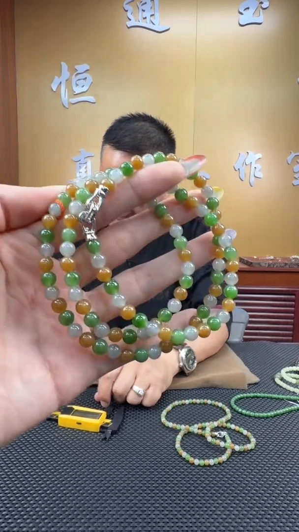 颈饰未镶嵌和田玉项链5-6mm