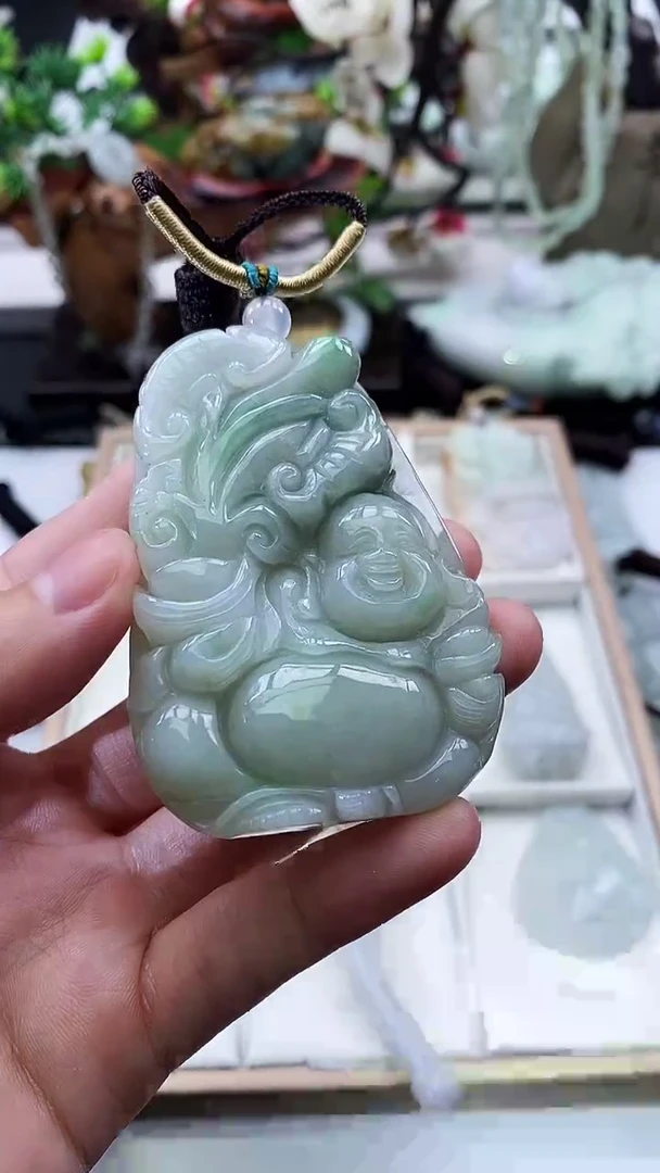 颈饰未镶嵌翡翠天然缅甸A货翡翠