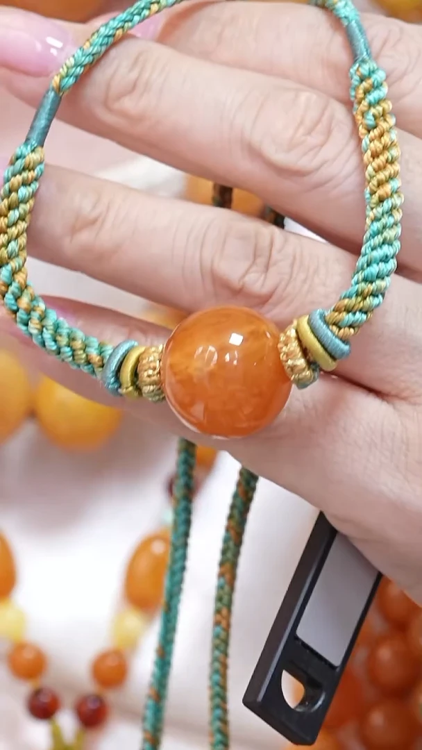 蜜蜡颈饰未镶嵌8467天然蜜蜡珠宝奇石云端妖孽全部保真