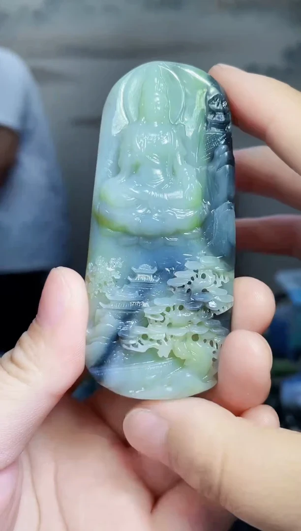 和田玉未镶嵌颈饰1