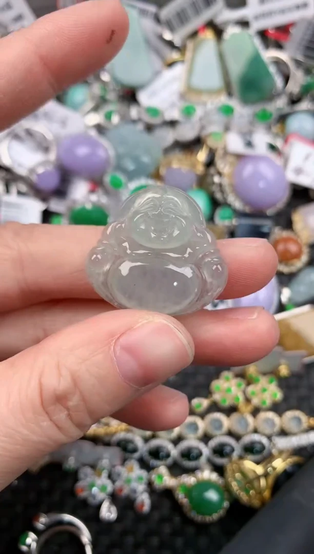 未镶嵌戒指翡翠米*444     8