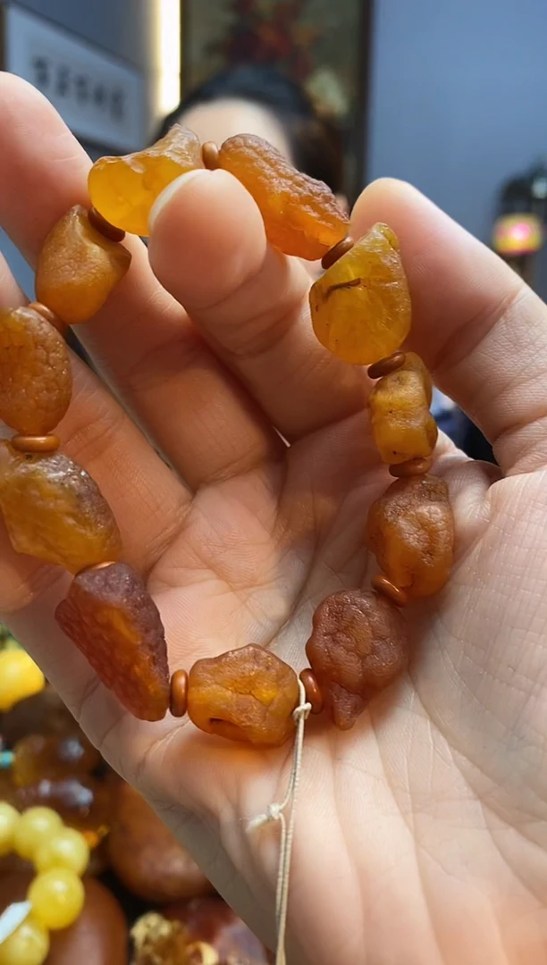 手串琥珀未镶嵌手串