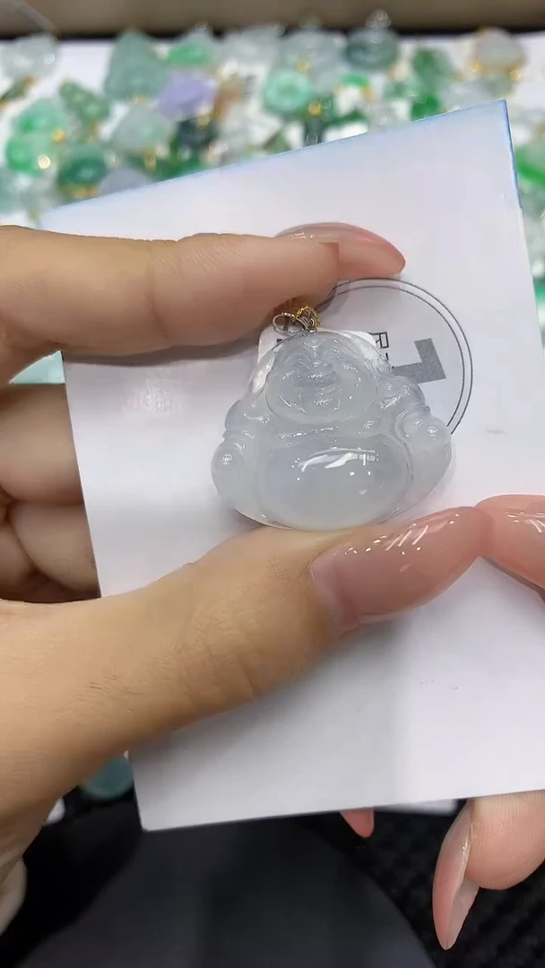 颈饰18K金镶嵌翡翠1