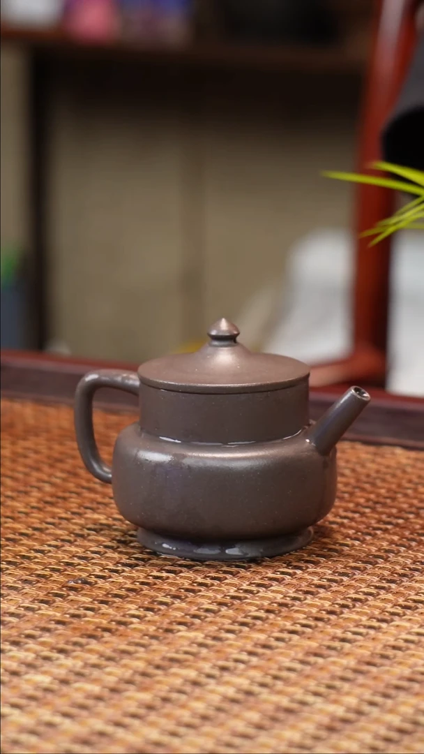 茶壶紫砂宜兴紫砂天青笠帽