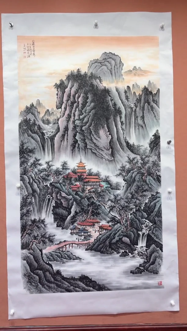 国画师立照老师国画作品