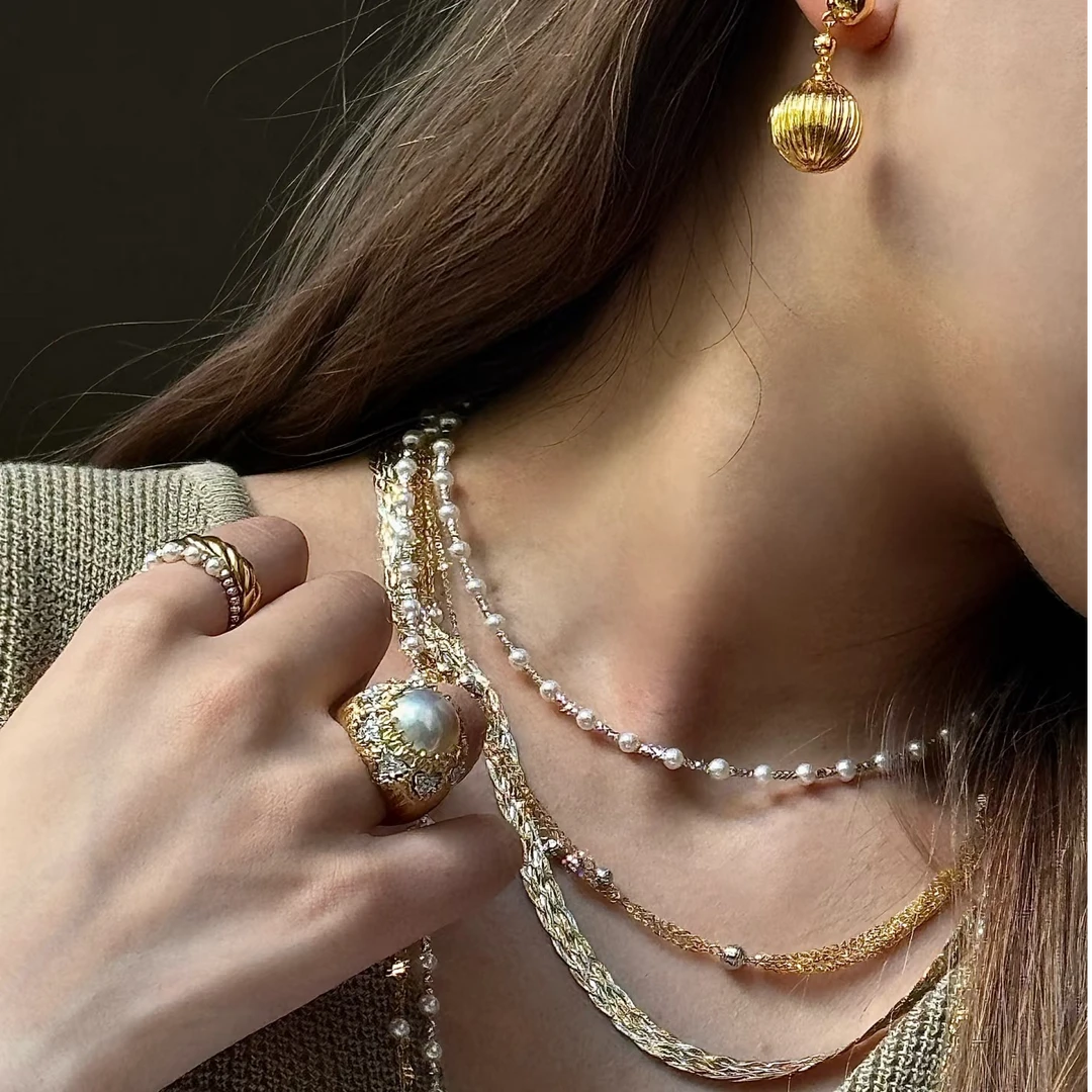 铜合金项链 气质项链轻奢时尚百搭