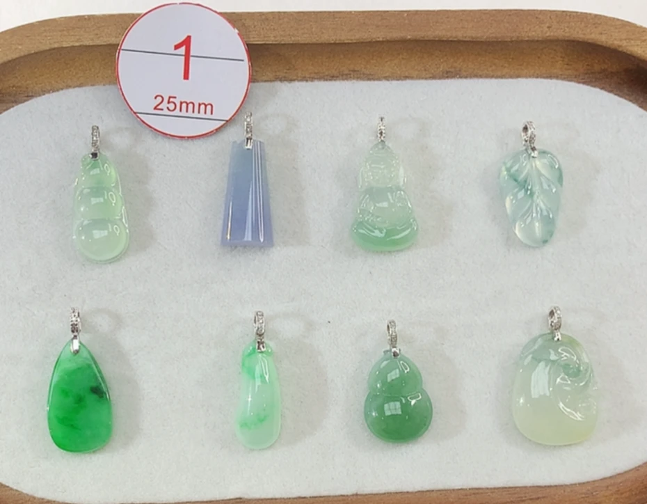 精品镶嵌翡翠吊坠礼包3-多样性发其一