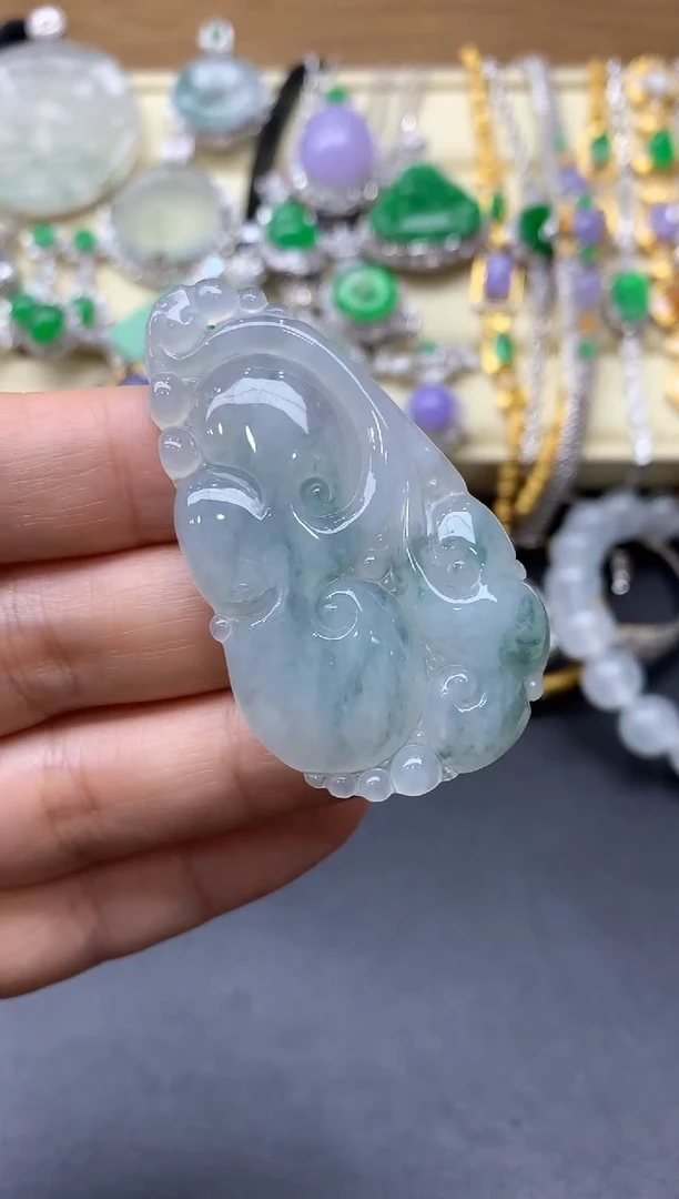 颈饰未镶嵌翡翠166-中国好珍宝