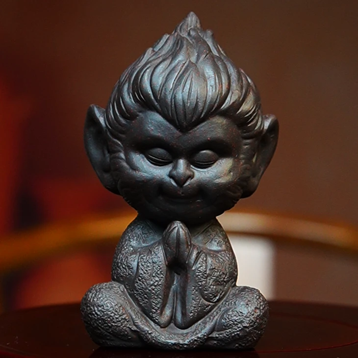 宜兴紫砂茶宠  大悟空