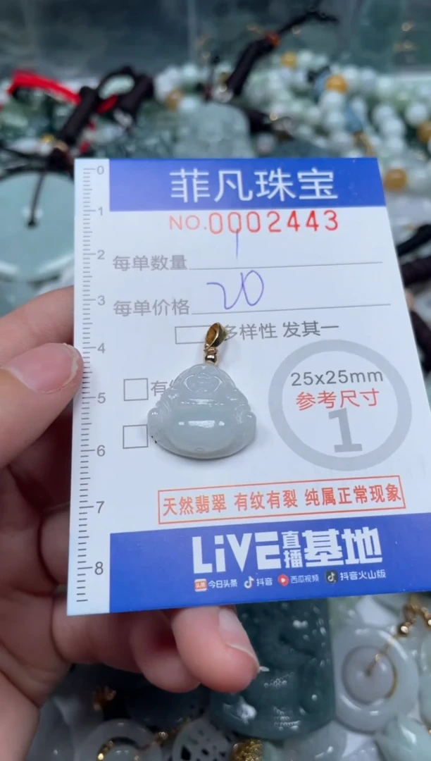 【闪购商品】翡翠颈饰未镶嵌00..2443