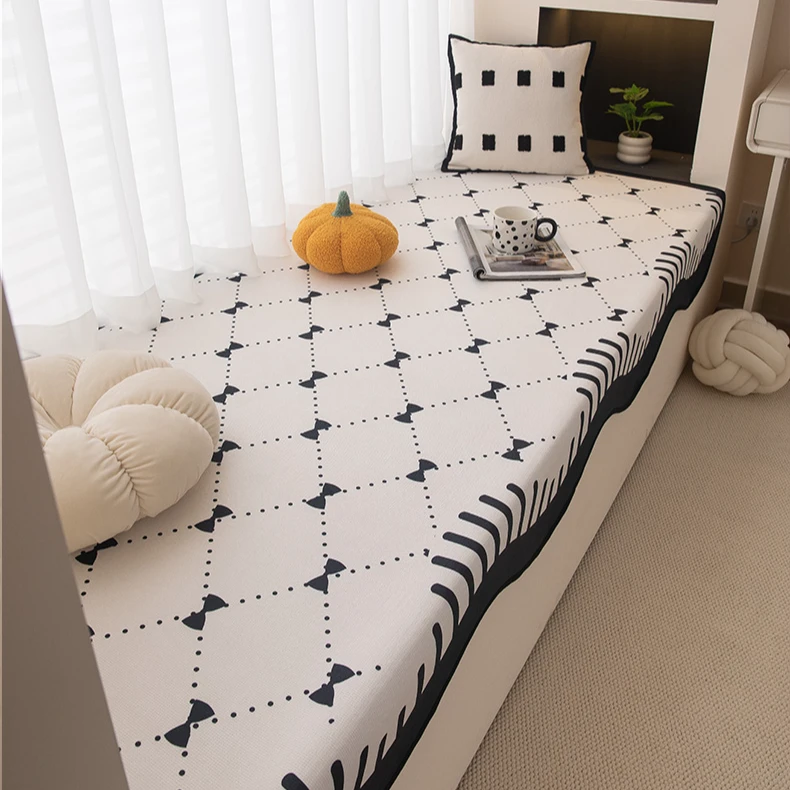 网红飘窗垫窗台垫四季通用2025新款阳台垫窗台垫子可拆洗坐垫定制