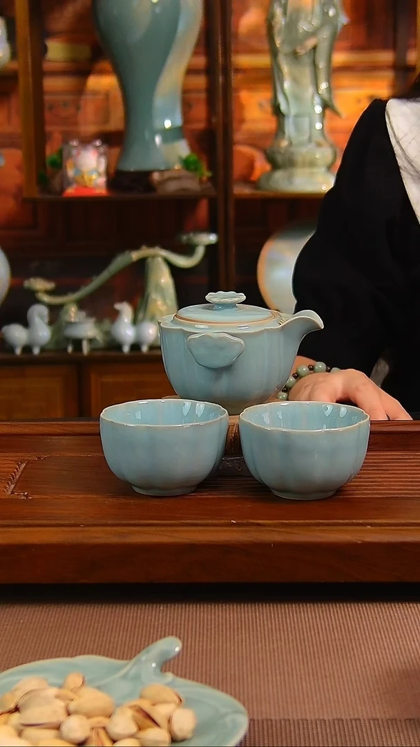 瓷片原矿汝瓷福利快客套，微瑕