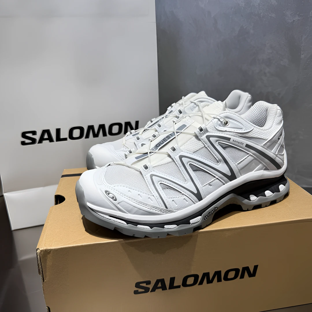SALOMON萨洛蒙 XT-Quest白色低帮潮流越野户外功运动能跑鞋410523
