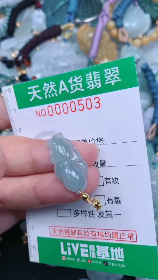 翡翠未镶嵌颈饰.0000503