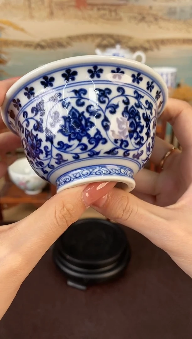 高温釉下景德镇手工手绘茶器23