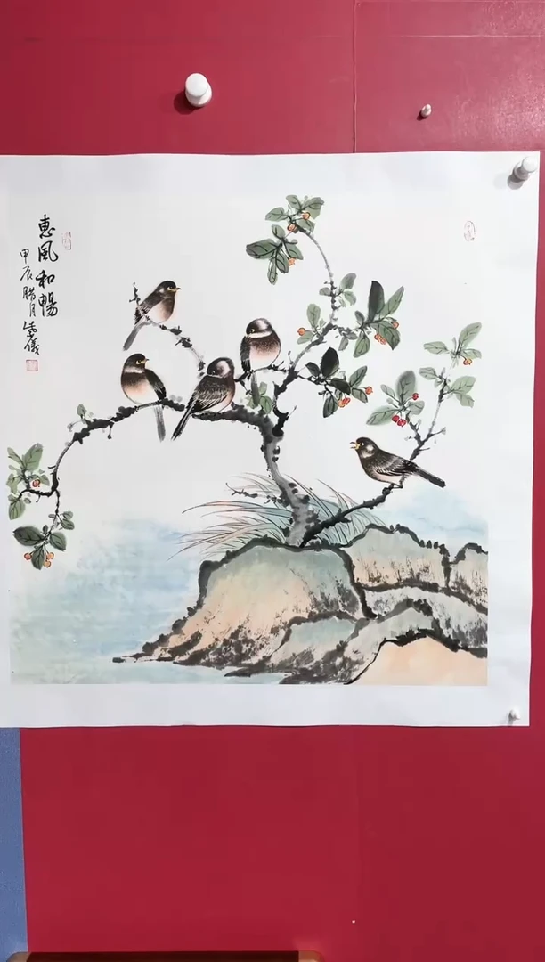 【闪购商品】绘画87林紫仪绘画作品68*68