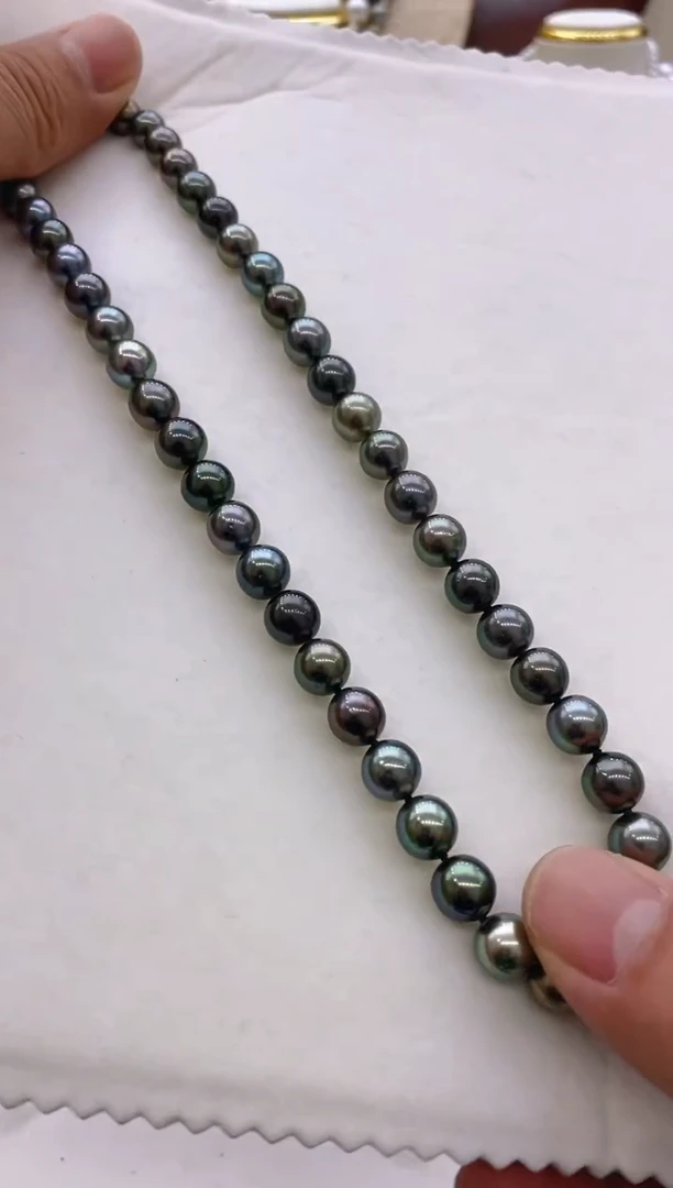 未镶嵌海水珍珠项链154 8-9mm