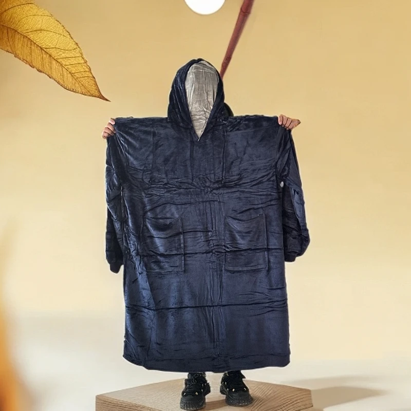 连帽长袖纯色 家居服 颜色不挑
