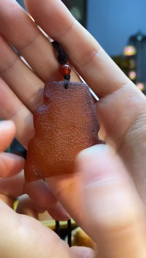 手链琥珀未镶嵌吊坠
