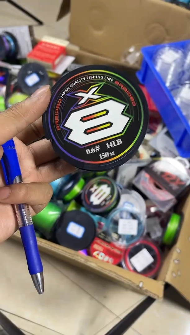 PE8编0.6号150米绿白色1盘路亚线拼手速