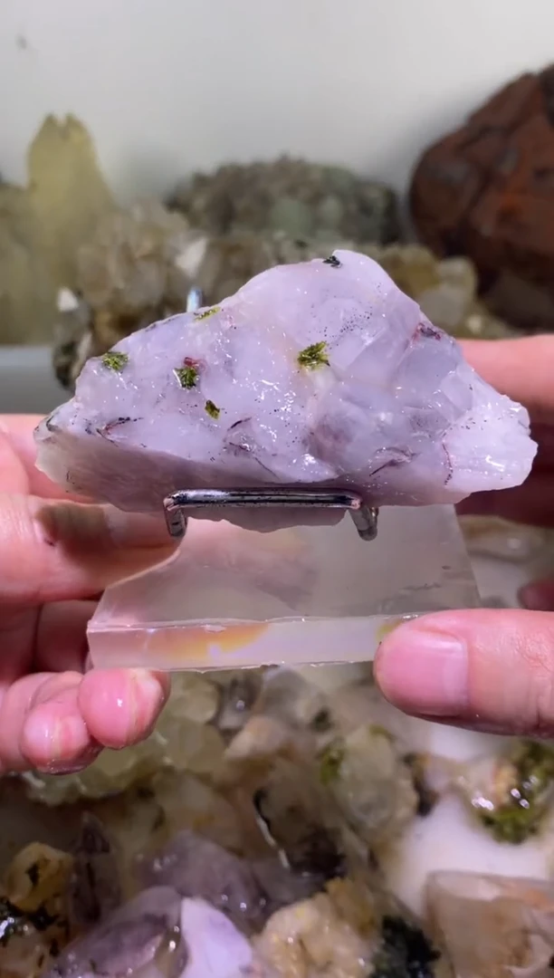 未镶嵌珠宝半成品水晶25号106g四川美姑超七花园水晶