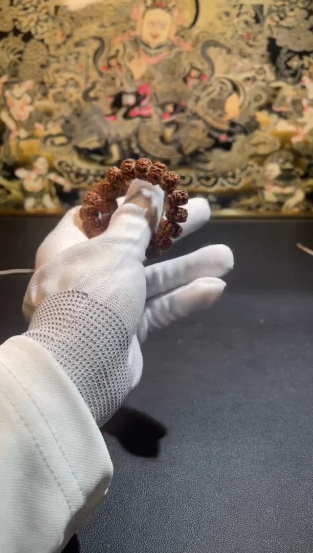 【闪购商品】金刚菩提手串超Q弹屠龙梅花单圈12【拒绝差评】