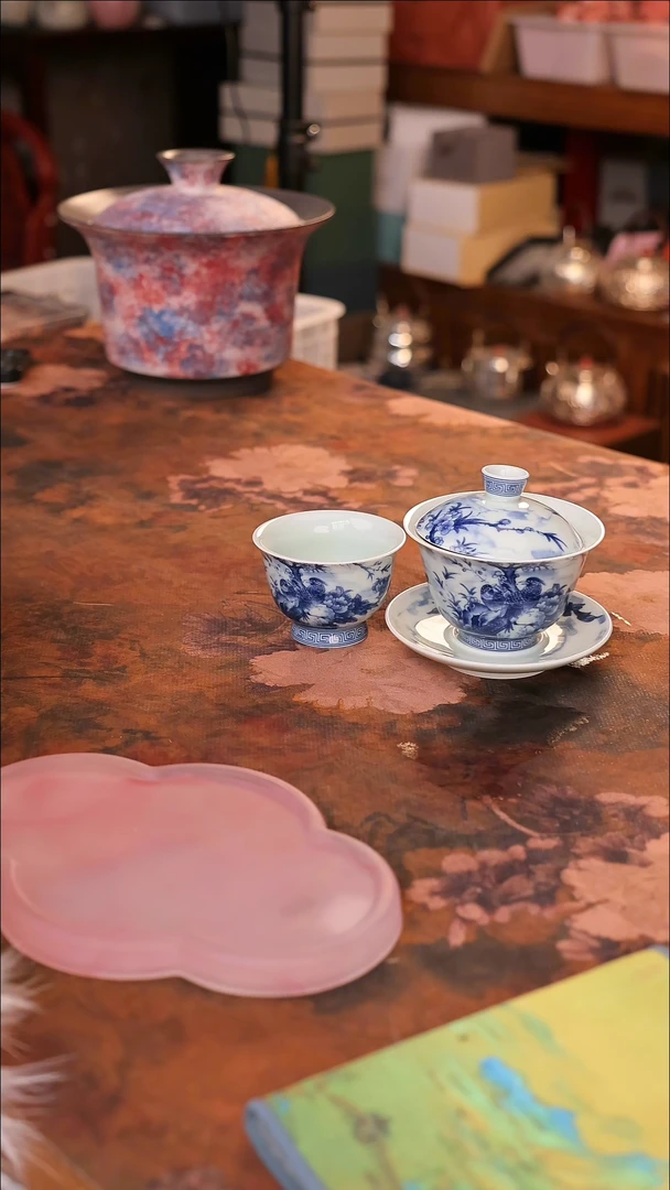 【闪购商品】陶瓷茶具（无礼盒无茶盘）@@ZH248