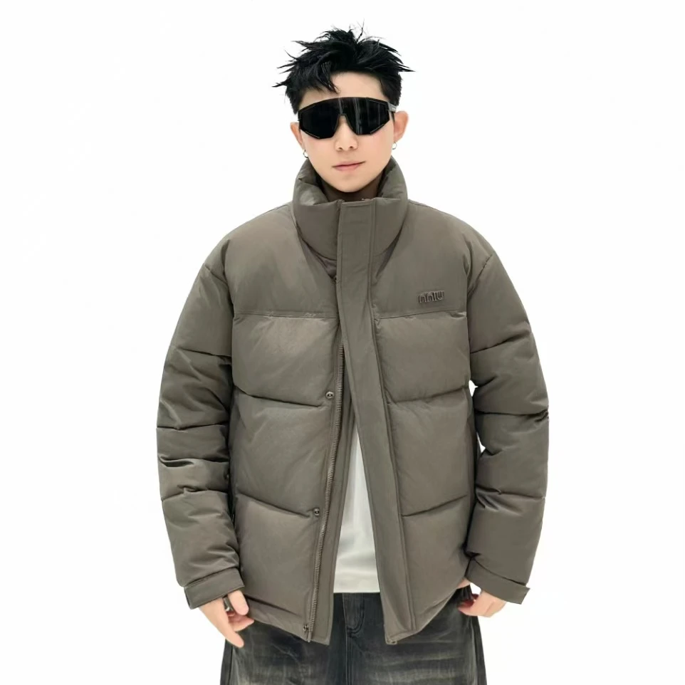 「石墨烯云绒」云朵泡芙冬季新款潮流立领百搭保暖外套-6607