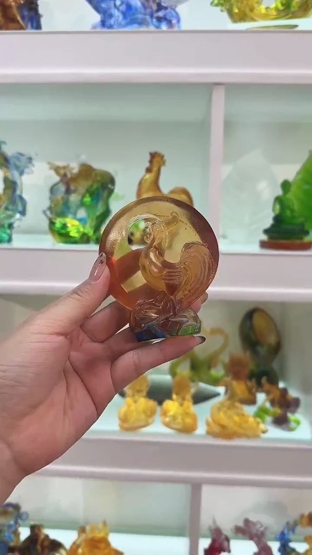 手工艺品琉璃大吉大利