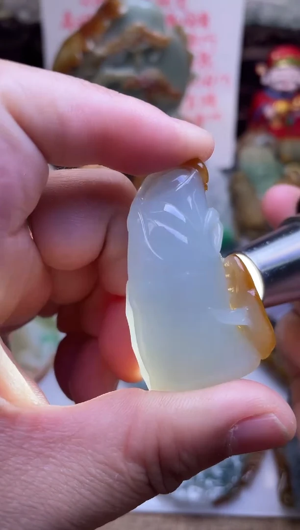 颈饰未镶嵌翡翠竹节