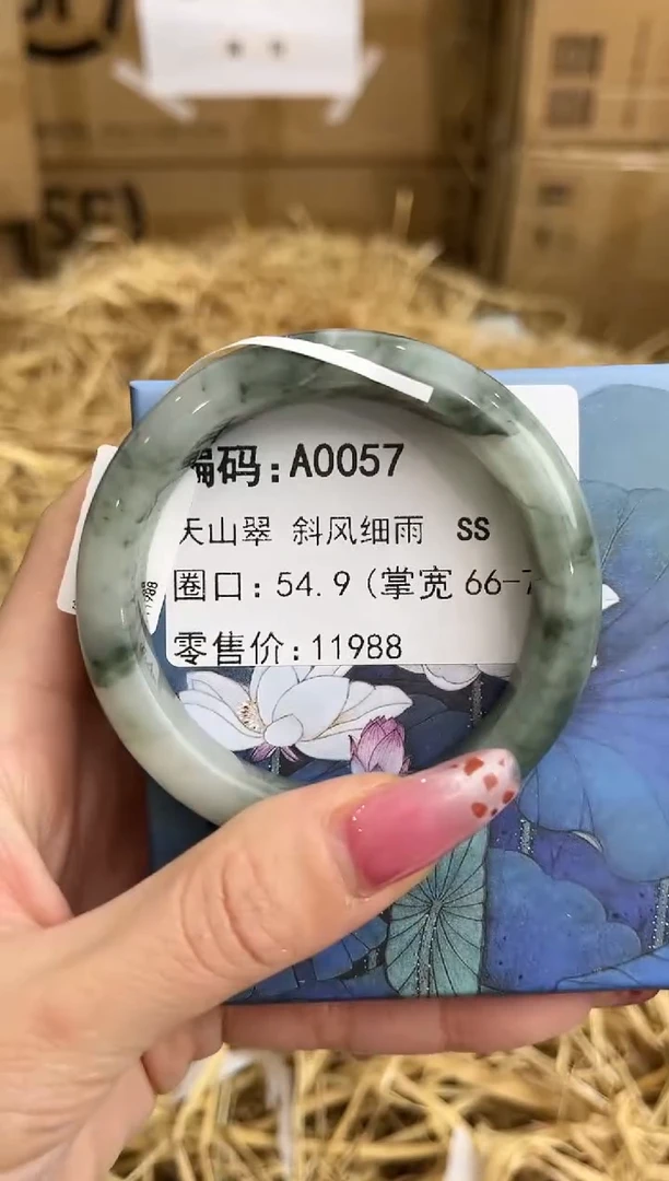 未镶嵌手镯石英质玉A0557