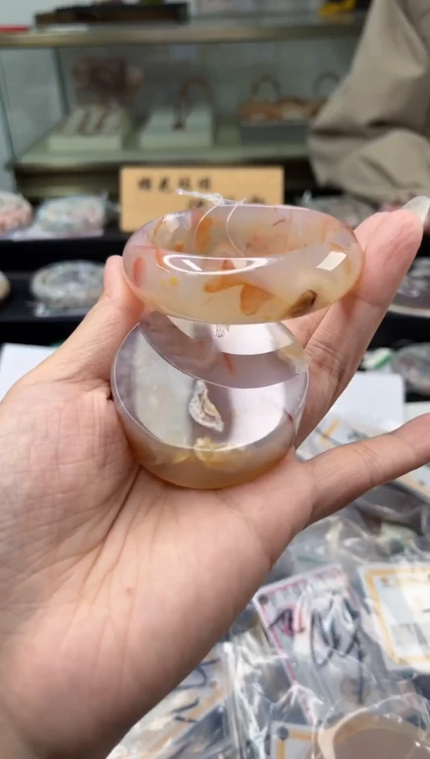 未镶嵌手镯石英质玉53圈口（赠品镯心）6567090