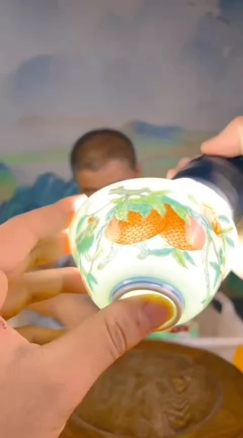 摆件景德镇陶瓷青花摆件33